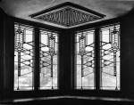 Wright-designed window in Robie House, Chicago (1906), Frank Lloyd Wright.